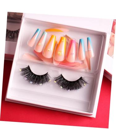 Ipetboom 2 Sets Eyelash Manicure Set Miss Multi-layer Cosmetics - Buy Online on GoSupps.com