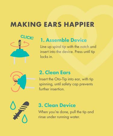 Oto-Tip Electric Silicone Spiral Earwax Series (Replacement Tip(Mix)) - Buy Online on GoSupps.com