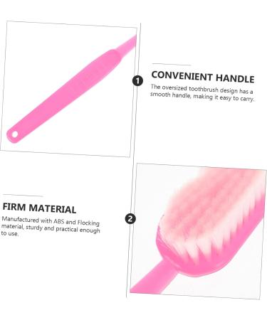 Foytoki Giant Toothbrush Ornament - Decorative Plastic Toothbrush Toy for Halloween & Party Decor - Pink 1 Pack - Buy Online on GoSupps.com