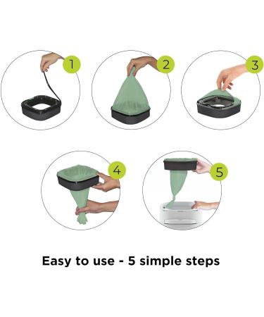 Litter Locker Refills Square Eco Refill 1pk Compostable cat Litter Bags - Buy Online on GoSupps.com