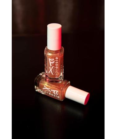 Essie Expressie FX Filter Quick-Dry Vegan Nail Polish - 24K Gold Glitter Shimmer Top Coat - 0.33 fl oz - Fast Shipping Worldwide - Buy Online on GoSupps.com