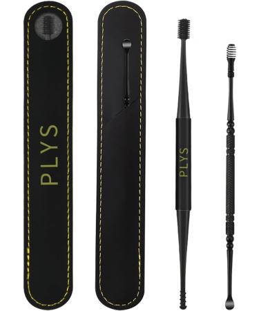 Spiral Ear Wax Remover Set - Metal 3PCS Ear Cleaner Kit - Double Ended Scraper - Black - Buy Online on GoSupps.com