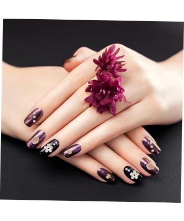 minkissy 4 Boxes 3D Nail Accessories Gems for Nails Nail Art Stickers Flower Nail Charms Charm Abs Rhinestone Zinc Alloy Acrylic - Buy Online on GoSupps.com