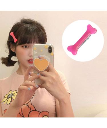 hgnxa Cartoon Bone Hair Clips Acrylic Dog Bone Hair Clips Brooch Hair Clamps Barrettes for Girls Women Halloween Costume 3 white bone hair cl - Buy Online on GoSupps.com