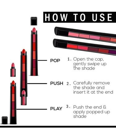 HOUSN Matte Lipstick 5 Colors Lipstick Set Waterproof Matte Velvet Lipstick Non-Stick Cup Lip Makeup Gift Box for Girls and Women - Buy Online on GoSupps.com