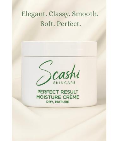 Scashi Skincare PERFECT RESULT MOISTURE CR ME- Dry Mature skin. Hyaluronic Acid Vitamins A E & C and Shea Butter (2 ounces). - Buy Online on GoSupps.com