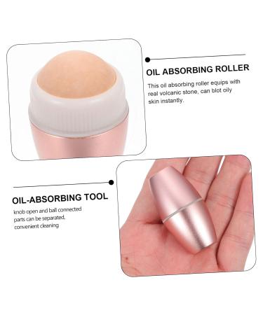 Volcanic Stone Oil-Absorbing Makeup Roller | Mini Facial Massage Tool for Skin Care | Deoiling Gadget for Glowing Skin - Buy Online on GoSupps.com