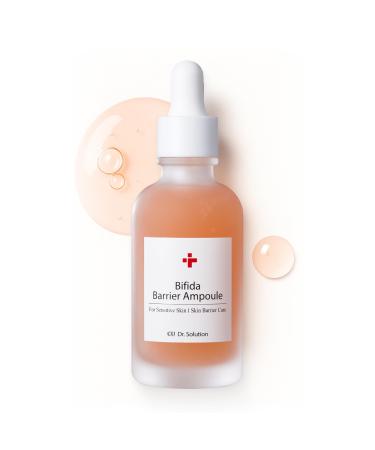 CU Dr. Solution Bifida Barrier Ampoule CUSKIN Mild and Moisturizing Korean Skin Care Face Serum Ampoule with Ceramide NP and Hyaluronic Acid for Hydration and Skin Elasticity 50ml (1.69 Fl. Oz.)