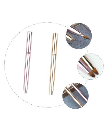 NOLITOY Double Ended Lip Brush Set - 4 Pcs Makeup Brushes for Women - Essential Concealer & Lipstick Tools - Assorted Colors - Buy Online on GoSupps.com