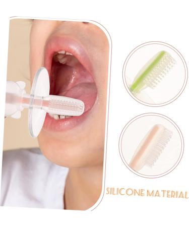 Minkissy 4-Piece Baby Toothbrush Set - Soft Manual Toothbrushes for Kids & Pets | Travel-Friendly Character Designs for Gentle Teeth Cleaning - Buy Online on GoSupps.com