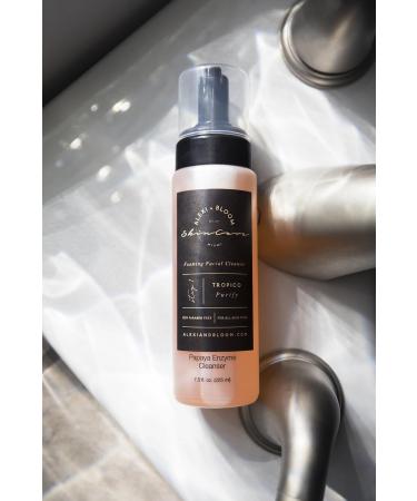 Foaming Facial Cleanser - Exfoliating Face Wash with AHA & Natural Fruit Ingredients for Acne Wrinkles & Aging - 7.5 fl. oz - Buy Online on GoSupps.com