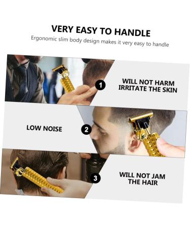 1 Set Hair Clipper Men Hair Clippers Rechargeable Razors for Men Rasuradoras para Hombres Rechargeable Hair Shaver Men Grooming Trimmer Electric Body Shaver Hair Trimmer Hair 15.5X3X3CM Yellow - Buy Online on GoSupps.com