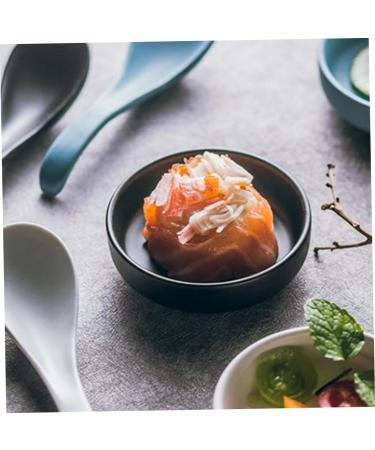 Milisten 6 Pcs Sauce Dish Vinegar Dish Ceramic Dipping Bowls Ceramic Sauce Bowl Saucer Serving Dishes Ceramic Sauce Plates Dip Bowls for Parties Mini Bowl Ceramics Japanese-Style re-usable 9X9X2.5CMx3pcs Blackx3pcs - Buy Online on GoSupps.com