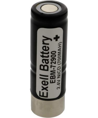 Exell Battery EBM-72900 (2-Pack) | 2.4V 700mAh Compatible with Microtymp Grason Stadler Schiller Welch Allyn & More - International Shipping Available - Buy Online on GoSupps.com