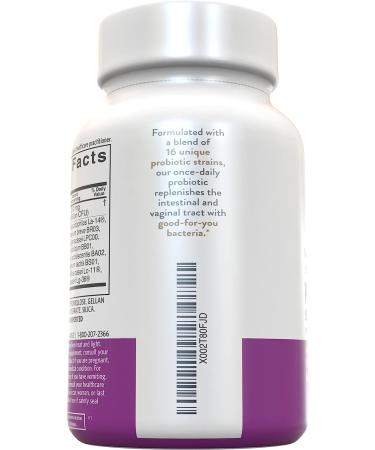Women's Probiotics 50 Billion CFU & 16 Strains | 60 Capsules for Gut & Vaginal Health - Shelf Stable Digestive Supplements - Buy Online on GoSupps.com