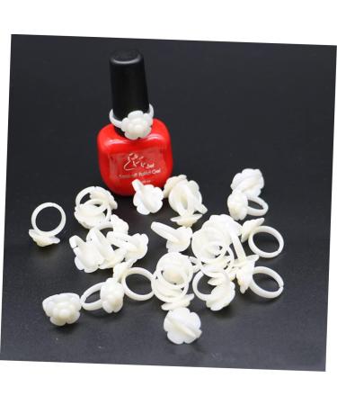 FRCOLOR Nail Display Ring rings pegboard display polish color display ctr nail chart nail display nail color display Nail Tips Display Board nail art display tips bracket white Nail Ring - Buy Online on GoSupps.com