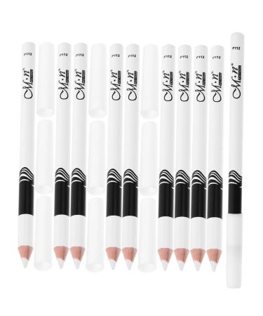 Beavorty 30 Pcs Lying Silkworm Eyeliner Tools Eyeliner Pen Cosmetics Eye Line Pencils Woman Makeup Pen Girl 1 count (Pack of 1) Whitex3pcs