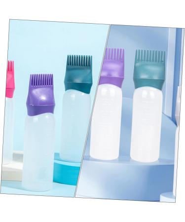 SOIMISS 6 pi ces Lot de Flacons Applicateurs pour Teinture et Huile Capillaire avec Peigne et chelle Gradu e Bouteilles R utilisables Plastique L ger pour Coloration des Racines  - Buy Online on GoSupps.com