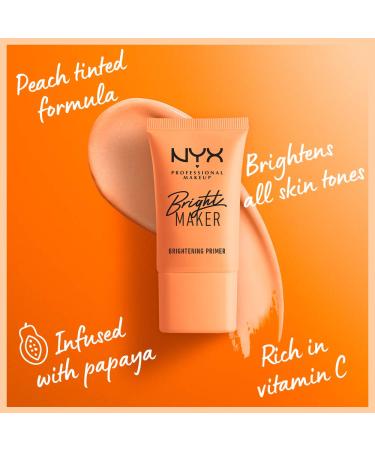 NYX Bright Maker Vegan Face Primer - Brightening Makeup Base - Buy Online on GoSupps.com