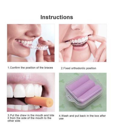 Angzhili Chewy Aligner Orthodontic Sticks - 15 Pcs/5 Box Set with Storage Case - Multi-colored - Buy Online on GoSupps.com