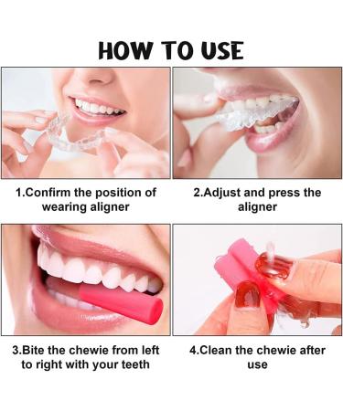 Chewie Alignment Device - Reusable Jaw-Friendly Dentation | 6-Piece Chewies for Perfect Alignment - Buy Online on GoSupps.com