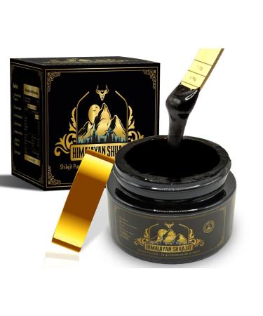 Shilajit | Pure Shilajit | Purified Organic Himalayan Shilajit | Rich in Fulvic Acid Highly Concentrated | Premium Quality 100% Pure | Non-GMO | Laboratory Tested | Graduate Spoon Free