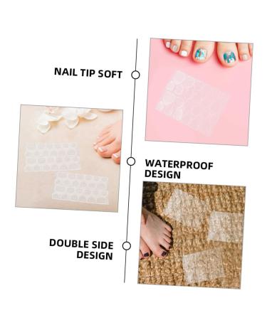 SAFIGLE 100 Sheets Double-Sided Nail Glue Stickers Strong Adhesion for Artificial Nails Women Easy to Apply Practical Nail Accessory - Buy Online on GoSupps.com