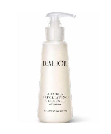 LuxeJoie Facial Cleansers (AHA/BHA Exfoliating Cleanser 8 oz)