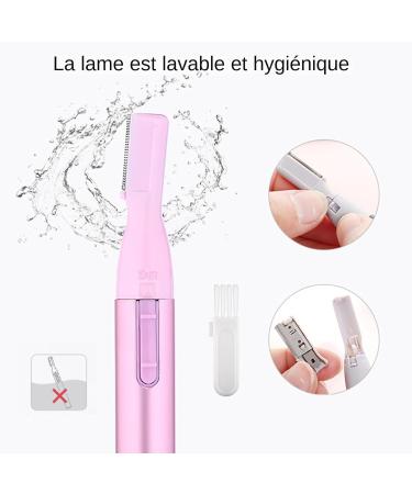  pilateur Pour Visage Femmes | Petit Rasoir Portable pilateur Portable Visage Sourcils Et L vres - Pour L vres Menton Cou Aisselles Jambes Bikini Douche Toilette Anniversaire F te Mariage - Buy Online on GoSupps.com