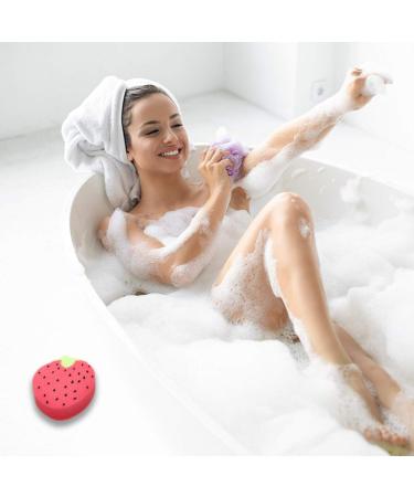 FRCOLOR 4pcs Fruit Bath Sponge Set - Exfoliating Loofah for Kids & Newborns | Soft Shower Scrubber for Face & Body | Ideal for Bath Time - Fast International Shipping - Buy Online on GoSupps.com