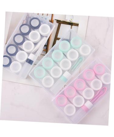 Healeved 8 Sets Colored Contact Lens Storage Box | Portable Contact Lens Case Kit | Travel-Friendly Contact Lens Containers - Buy Online on GoSupps.com