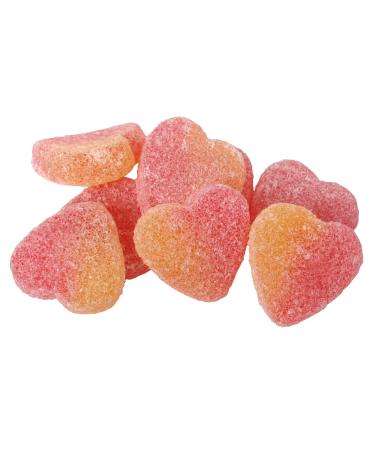 KDA Seefelder Sour Peach Hearts Candy 100g - Fruity Delight for All Ages | International Shipping - Buy Online on GoSupps.com