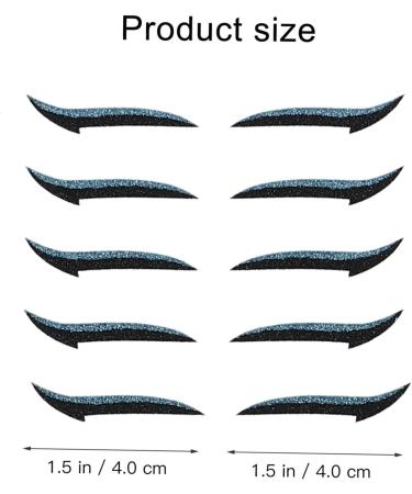 Didiseaon 160 Pairs Eyeliner Stickers Reusable Double Eyelid Tapes Stiker Eye Skin Sticker Flash Adhesive Tape - Buy Online on GoSupps.com