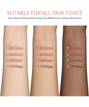 HOPHAT 4PCS Peel Off Lip Liner Set Easy Peel & Reveal Lip Stain Waterproof Long Lasting Peel Off Lipstick Lip Liner Makeup Beauty - Buy Online on GoSupps.com