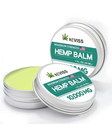 (2 Pack) Neviss Organic H mp Balm 10000 MG - 2 Fl Oz