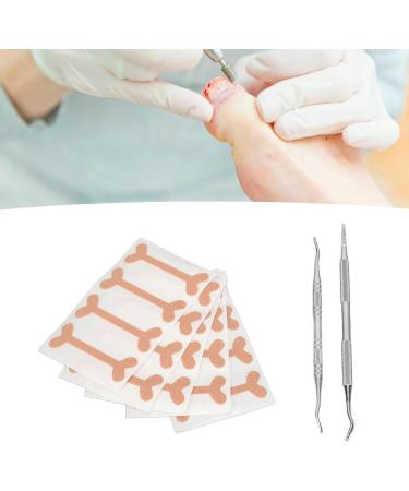 Toe Nail Growth Corrector Device Set Stainless Steel Ingrown Toenail Corrector Strips Kit for Pedicure - Buy Online on GoSupps.com