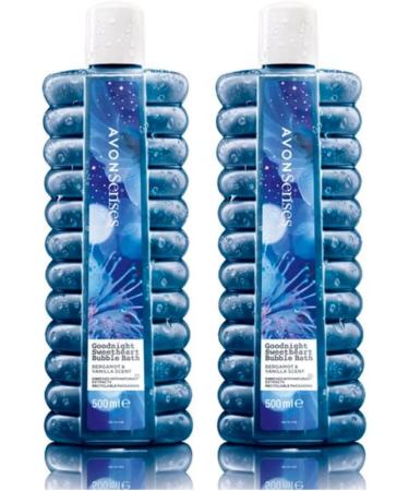 2 x Avon Bubble Bath | Goodnight Sweetheart Bubble Bath | 500ml Midnight Blue Vanilla 500 ml (Pack of 2) - Buy Online on GoSupps.com