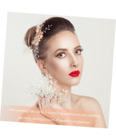 Gogogmee Flower Hair Comb Hair Comb Wedding Side Hair Comb Hanfu Hair Accessories Hair Comb for Women Accessories Aesthetic Hair Accessories Rhinestone Hair Comb Rhinestone Hair Accessories - Buy Online on GoSupps.com