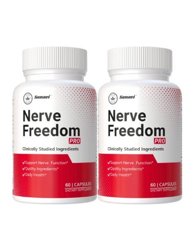 Nerve Freedom Pro | Nerve Healthy Support Advanced Formula | Capsules for Women & Men - 120 Capsules