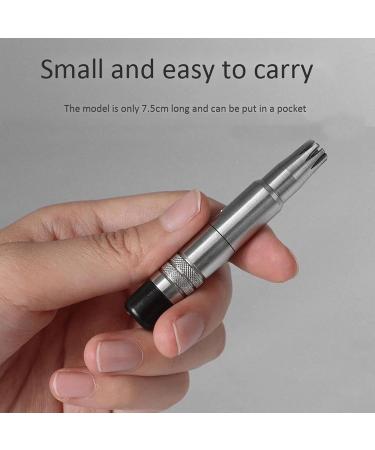 Stainless Steel Manual Nose Hair Trimmer | Best Ear & Nose Shaver for Men | Washable Face Care Device - Buy Online on GoSupps.com