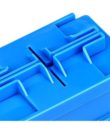 Adjustable Pill Splitter with Stainless Steel Blade | Quarter & Half Tablet Cutter for Easy Medication Dosing - Blue - Buy Online on GoSupps.com