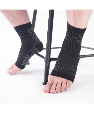Feifanshop Ankle Bandage - 2 Pairs Compression Socks for Men & Women | Plantar Fasciitis Support Sports & Fitness - Buy Online on GoSupps.com
