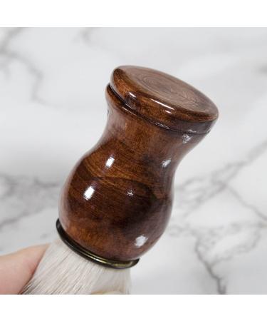 IStovo Men's Shaving Brush - High-Quality Wooden Handle | Beard & Face Cleaning Tool | Salon Safety Razor Brush - Buy Online on GoSupps.com