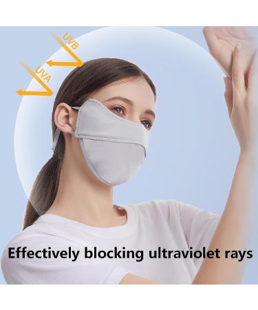 Washable and Breathable Face Mask Hyaluronic Acid Sun Protection Mask Golf Sun Cream Mask Sun Protection Gel Patch Mask Face UV Patch for Outdoor Use Face Mask for Sun Protection 4 Pieces - Buy Online on GoSupps.com