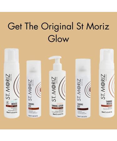 St Moriz Original Extra Large Instant Tanning Mousse 300ml - Fast Drying Vegan Fake Tan - Medium Tone | Pack of 1 - Buy Online on GoSupps.com