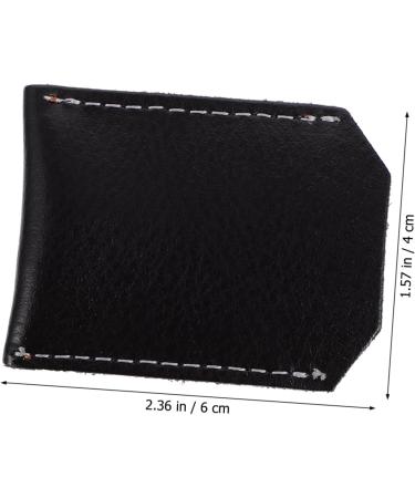 Angoily Leather Razor Carrying Bag - Fixed Blade Sheath & Storage Case for Men - Premium Razor Holder (6x4cm) - Buy Online on GoSupps.com