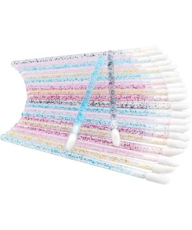 G2PLUS 100 PCS Disposable Lip Brushes - Multi-colored Disposable Lip Wands - Crystal Lipstick Lip Applicator Wands for Lips Eyes and Makeup Application 100PCS Multi-colored - Buy Online on GoSupps.com