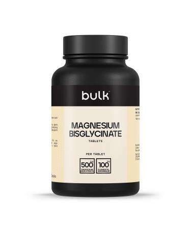Bulk Magnesium Glycinate Bisglycinate Tablets 1000mg 60 Tablets High Absorption Supports Muscle Function Sleep Bone Health and Energy Vegan Non-GMO Gentle on Stomach Packaging May Vary 60 count (Pack of 1)