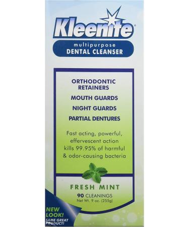 kleenite Multipurpose Dental Cleanser, 90 cleanings, Fresh mint 9 fl oz