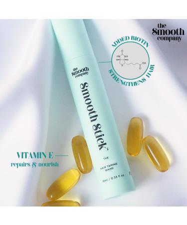 Smooth Stick - Premium Hair Taming Wand for Flyaways & Brows | Oil-Free & Alcohol-Free Formula with Biotin Vitamin E & Aloe Vera - Buy Online on GoSupps.com